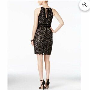 J&M Richards Womens Lace Halter Cocktail Dress size 12